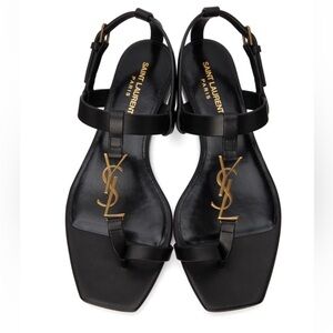 YSL Cassandra Flat Sandal Size 8